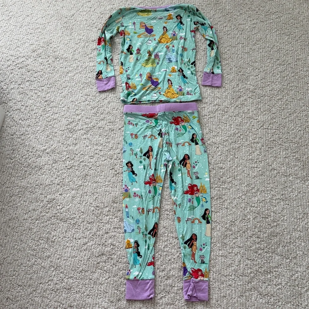 Little Sleepies Disney Princess Dreams Two-Piece Pajama Set - Picture 6 of 6